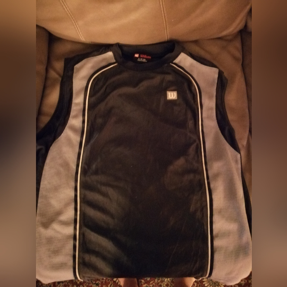 🐆 Wilson Navy and Gray Men's Golf Jersey